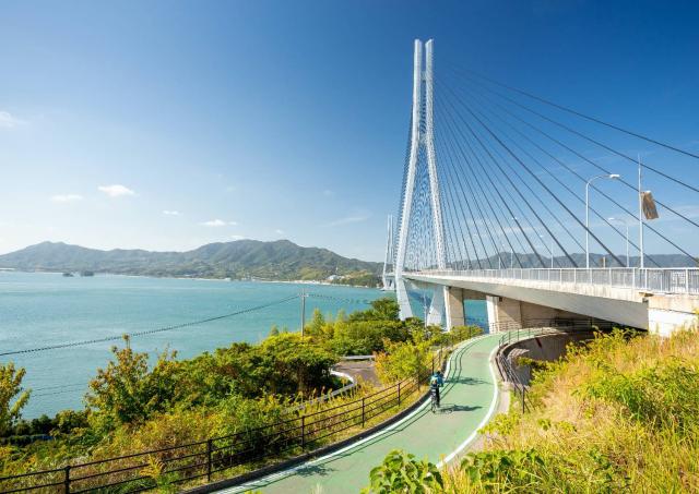 Tatara-Brücke und Shimanami Kaido-Radweg