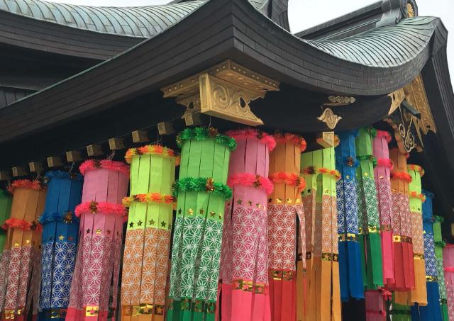 Tanabata im Masumida-jinja-Schrein, Sendai
