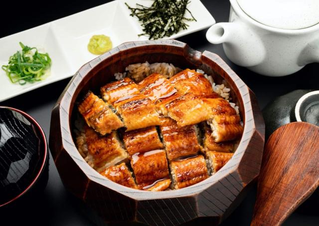 Gegrillter Unagi-Aal auf Reis