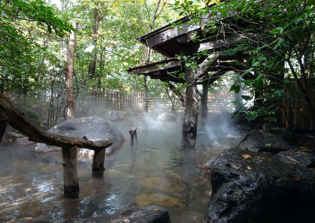 Heisse Quellen in Kurokawa Onsen