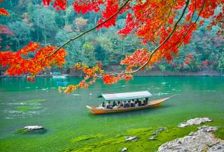 Arashiyama-Bootsfahrt, Kyoto