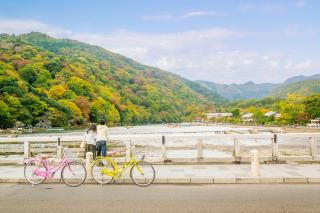 Arashiyama mit dem Velo