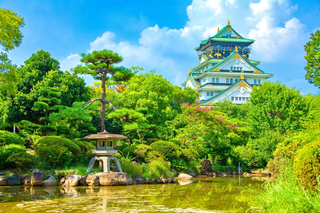 Das Schloss Osaka 