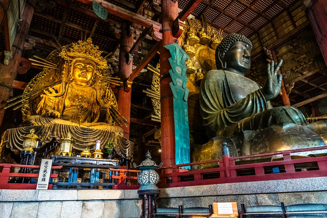 Der Grosse Buddha im Todaiji-Tempel, Nara 