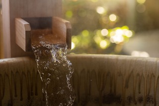 Japanische heisse Quelle, Onsen