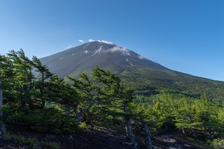 Blick auf den Mt. Fuji von der 5. Station